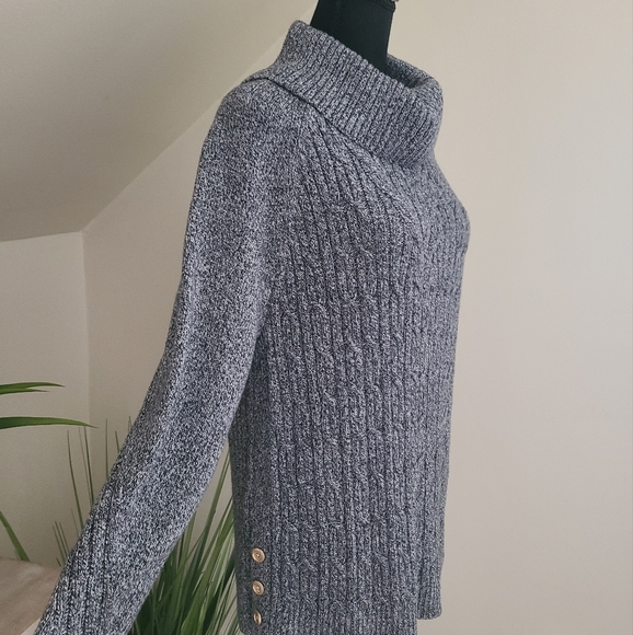 ❗️NWOT❗️TALBOTS Cable Cowlneck Sweater - Marla Size XL - Picture 4 of 8